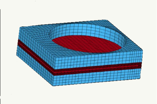 Isentropic Compression in a Strip Line, Numerical Simulations and Comparison with GEPI Shot 268