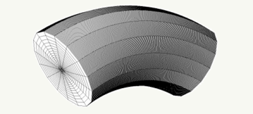 Study of Optically Induced Effects Due to Bending and Twisting Using the Vector FEM