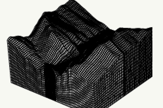 Nonlinear Dynamic Analysis of a Large Thin-Arch Dam Using Massively Parallel Computing